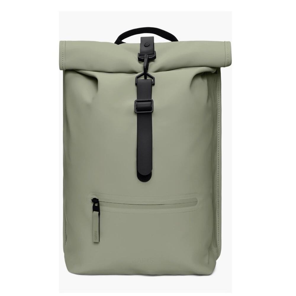 RAINS Rolltop Rucksack W3 Drift Buckle Zip RFID, MSRP $140